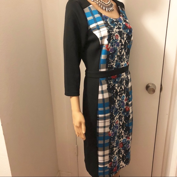 Nicole by Nicole Miller ponte dress size large - Picture 2 of 6